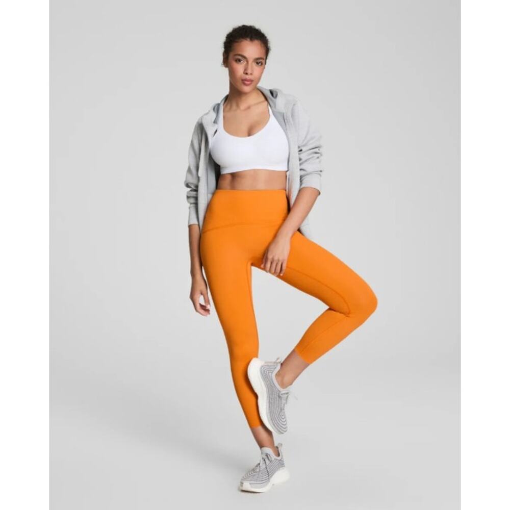 NWT Spanx Booty Boost Active 7/8 Leggings In Nectarine Orange Size 2X - Picture 15 of 15